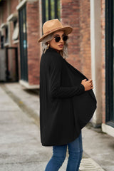 Langärmliges Oberteil mit offener Vorderseite