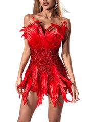 Yaiza Sequin Mini Dress