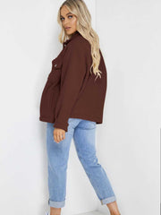 Jeansjacke mit Knopfleiste