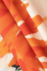 Floral Print Halter Cut Out Slit Midi Dress - HouseofHalley