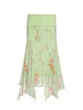 Cherly Floral Mesh Skirt