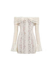 Angelee Off-Shoulder Lace Dress