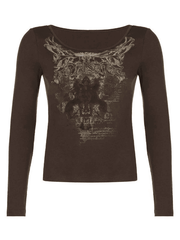 Camiseta de manga larga Justice Goth Punk