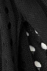 Openwork Knit Sleeveless Cover Up Dress