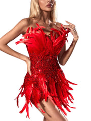 Yaiza Sequin Mini Dress