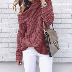 Stephanie - One-Shoulder Knit Sweater