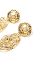Swirl Drop Earrings