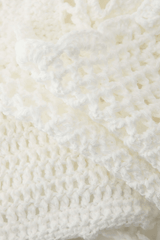 Tie Front Crochet Knit Tube Top