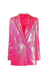 CONJUNTO DE BLAZER Y PANTALONES CORTOS CON LENTEJUELAS