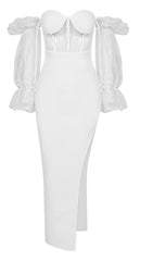 VESTIDO MÁXIMO SIN TIRANTES