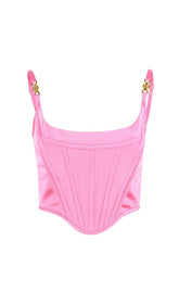 TOP ESTILO CORSÉ DE SATÉN