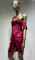 Enges Minikleid in Pink