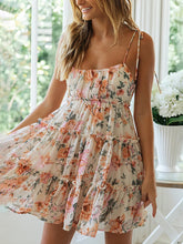 Sexy Camisole-Print-Minikleid