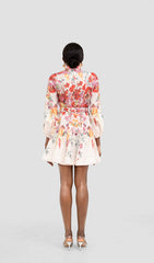 PATTI FLORAL BELT MINI DRESS