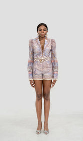 Set mit Primel-Print