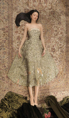 MIDIKLEID MIT DSCHUNGELDRUCK IN SCHOKOLADE