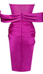 Enges Minikleid in Pink