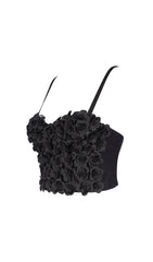 ROSA BLUMEN-KRISTALL-TOP