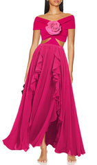 BAÑADOR ENTERO FLOR DE ROSA