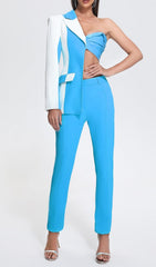 Zweiteiliges One-Shoulder-Set