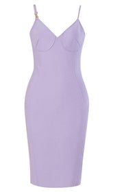 Enges Minikleid in Lila