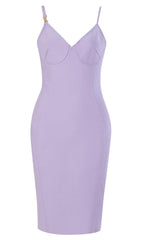 Enges Minikleid in Lila