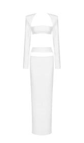 WHITE TWO PIECES BANDAGE SET