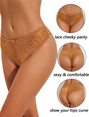 Avidlove Cheeky Panties für Spitzen-Criss-Cross-Bikini-Unterwäschepaket