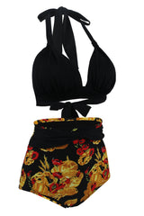 Two Pieces Halter Bikini
