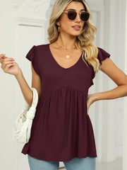 Oberteile V-Ausschnitt Ärmellos Einfarbig Lässig Vielseitig Tank Top