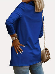 Classic Open-Front Long Sleeve Solid Lapel Casual Blazer