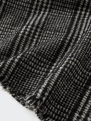 Midirock in A-Linie mit Schachbrettmuster