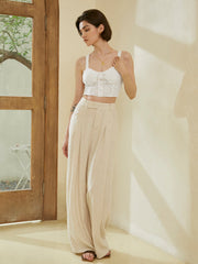 Top corto Rosalie con botones