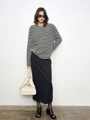 Sweatshirt mit City-Streifen