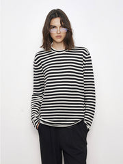 Sweatshirt mit City-Streifen