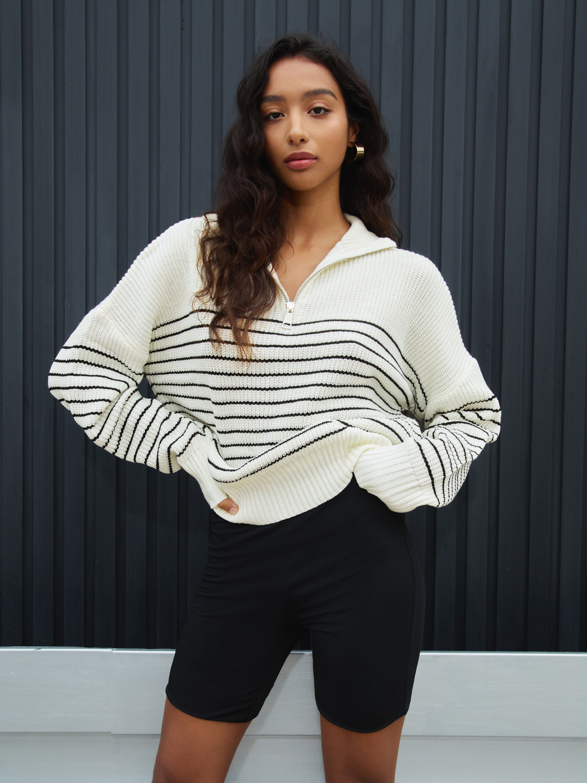 City Stripe Sweater