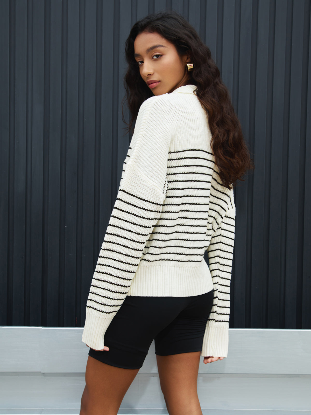 City Stripe Sweater