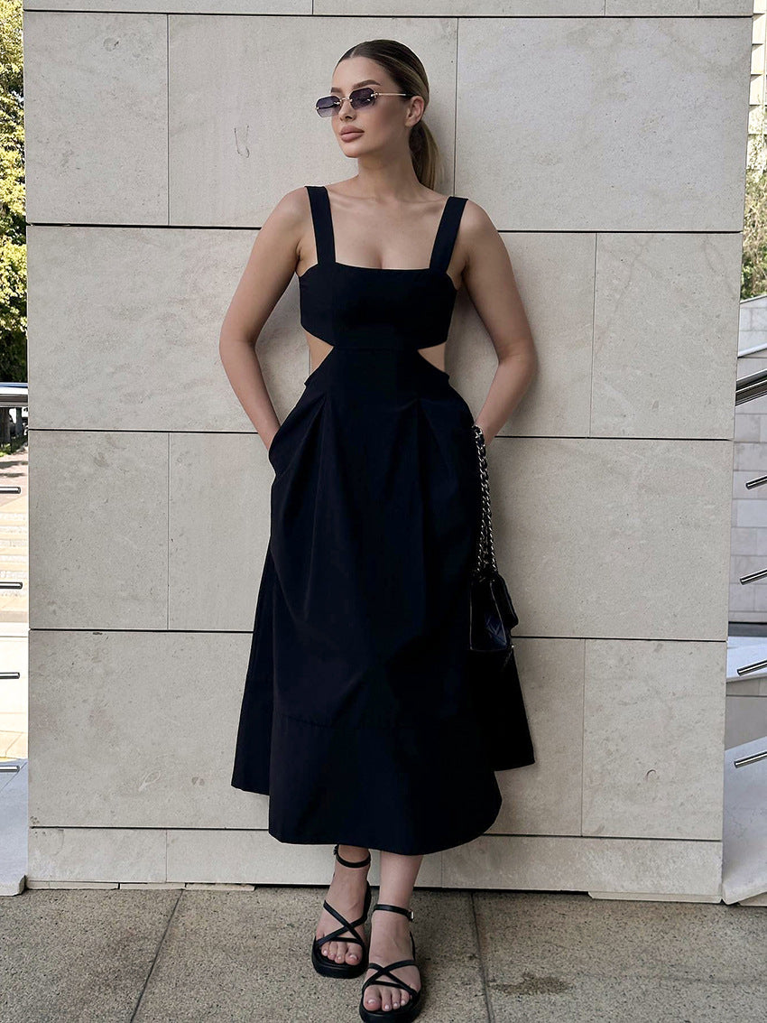 Charlotte Waist Cutout Midi Dress