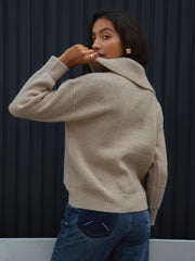 City Stroll Collared Sweater