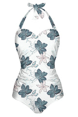Flower One Piece Swimsuit