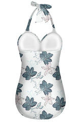 Flower One Piece Swimsuit
