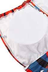 Flower One Piece Halter Swimwear