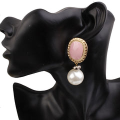 Vintage Pearl Statement Earrings