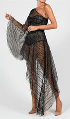 Spitzen-Dessous-Coeset-Kleid