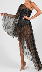 Spitzen-Dessous-Coeset-Kleid