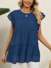 Camiseta de manga corta holgada, informal, cómoda y con costuras a la moda