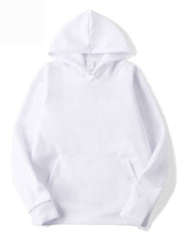 Fleece-Kapuzenpullover mit überschnittenen Schultern und langen Ärmeln