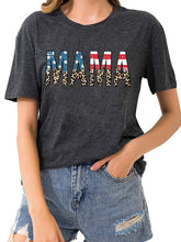 Kurzarm-T-Shirt mit Geparden-Grafik