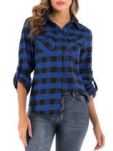 St. Patrick's Day Bluse mit langen Ärmeln und aufgerollten Knöpfen