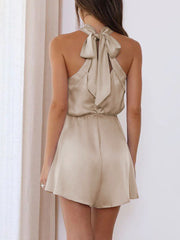 Fashion American Halter Neck Jumpsuit